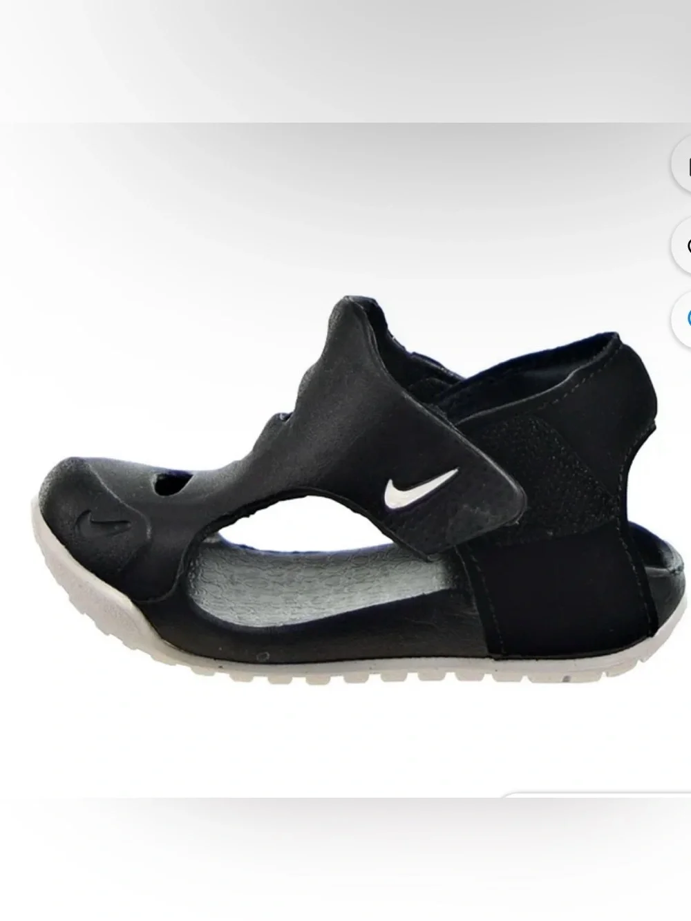 Toddler's Nike Sunray Protect 3 Sandals Black/White Size: 9C